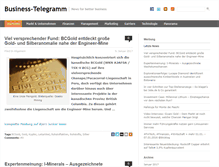 Tablet Screenshot of business-telegramm.de